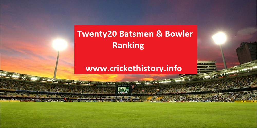 Twenty20 Batsmen & Bowling Ranking