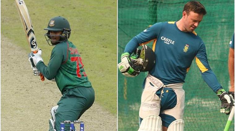 South Africa v Bangladesh: AB de Villiers, Shakib Al Hasan return for first ODI